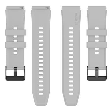 Silikone urrem til Huaiwei Watch 4 Pro/GT4 46mm/GT 3/GT2 Pro/Watch Ultimate Lysegrå