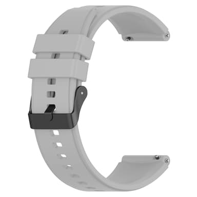 Silikone urrem til Huaiwei Watch 4 Pro/GT4 46mm/GT 3/GT2 Pro/Watch Ultimate Lysegrå