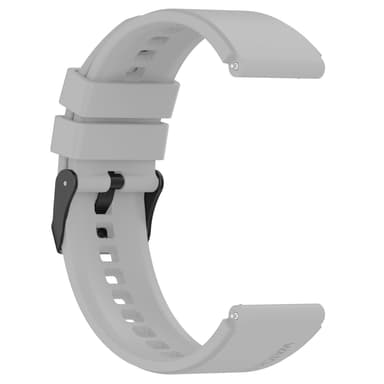 Silikone urrem til Huaiwei Watch 4 Pro/GT4 46mm/GT 3/GT2 Pro/Watch Ultimate Lysegrå
