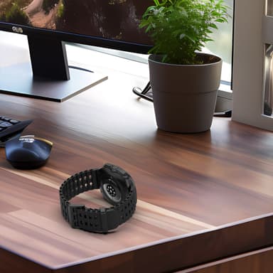 Silikone urrem til Samsung Watch Ultra 47mm Sort