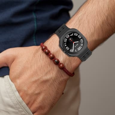 Silikone urrem til Samsung Watch Ultra 47mm Sort