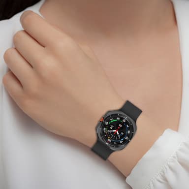 Urrem med magnetisk spænde, Samsung Watch Ultra 24mm Sort
