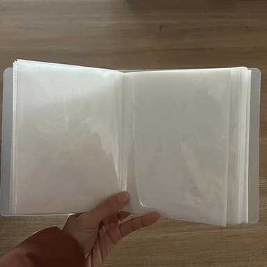 Fotoalbum med 100 lommer til fotos Gennemsigtig