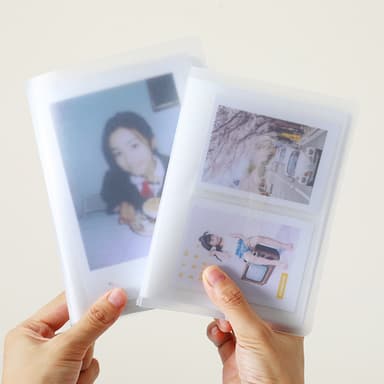Fotoalbum med 100 lommer til fotos Gennemsigtig