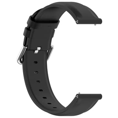 22 mm læder sportsbånd kompatible med CMF BY NOTHING Watch Pro Sort
