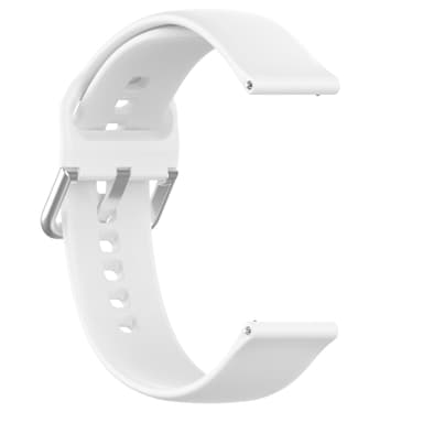 20 mm silikone armbånd til Garmin/Vivomore Hvid