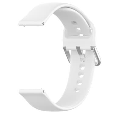 20 mm silikone armbånd til Garmin/Vivomore Hvid