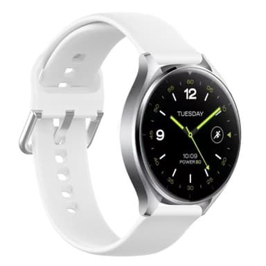 20 mm silikone armbånd til Garmin/Vivomore Hvid
