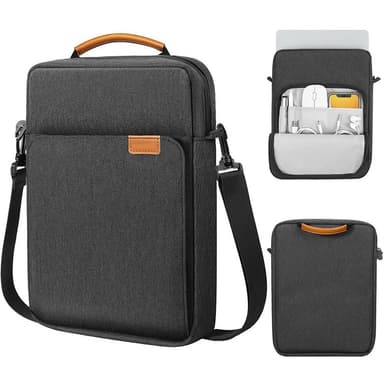 Crossbody Laptoptaske Sort S