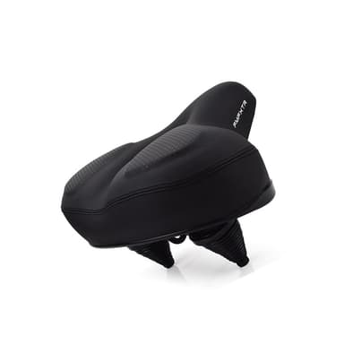 Ekstra stor og blød cykelsadel