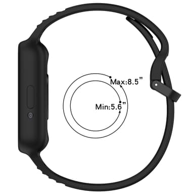 Urrem til Huawei Band 7/8/9 Sort