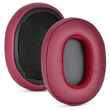 2-pak erstatningsørepuder til Skullcandy Crusher Wireless/Crusher ANC/Hesh3 Mørkerød