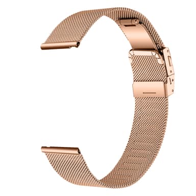 Armbånd Rustfrit stål Garmin Venu 3S / Forerunner 265s 18 mm Rose guld