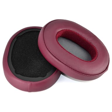 2-pak erstatningsørepuder til Skullcandy Crusher Wireless/Crusher ANC/Hesh3 Mørkerød