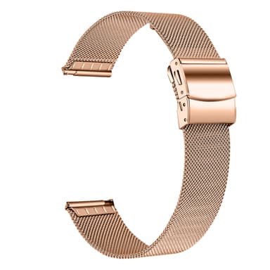 Armbånd Rustfrit stål Garmin Venu 3S / Forerunner 265s 18 mm Rose guld