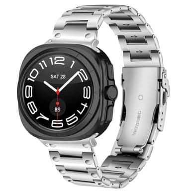 Stålspænde til Samsung Galaxy Watch Ultra 47MM Sølv