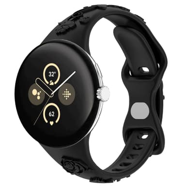 Silikone urrem til Google Pixel Watch 2 Sort