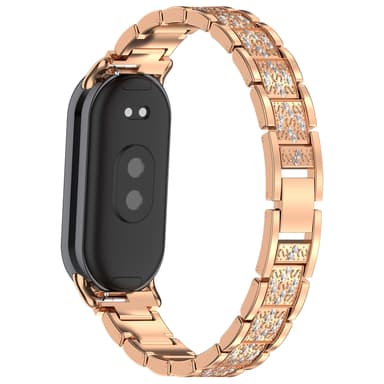 Xiaomi Watch Band med Rhinestone, 8/8NFC/9/9NFC Rose guld