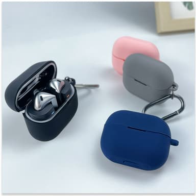 Silikonetui til Samsung Galaxy Buds3/Buds3 Pro Mørkeblå
