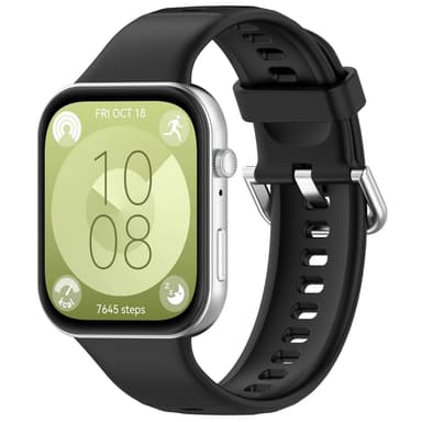 Silikone urrem til Huawei Watch Fit 3 Sort