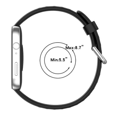 Silikone urrem til Huawei Watch Fit 3 Sort