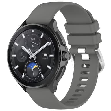 Silikone urrem til Xiaomi Watch 2 Pro/Watch S3 og Honor Watch 4 Pro Grå