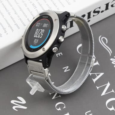 Urrem med hurtig udløsning til Garmin Fenix 7 / 6 / Tactix 7 pro Sølv 22mm