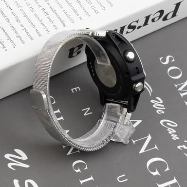 Urrem med hurtig udløsning til Garmin Fenix 7 / 6 / Tactix 7 pro Sølv 22mm