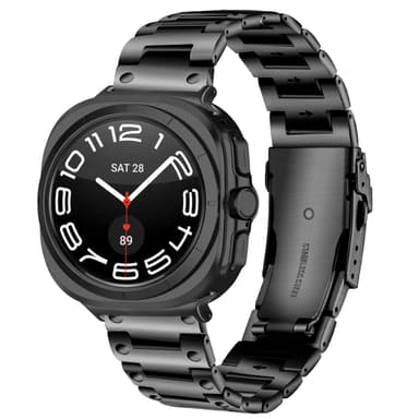Stålspænde til Samsung Galaxy Watch Ultra 47MM Sort