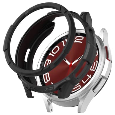 Beskyttelsesetui med drejeligt stel til Samsung Watch 6 Classic 47mm Sort