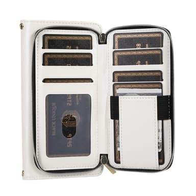 Zipper Flip Phone Case - Pung etui med kreditkortplads iPhone 13 Pro max