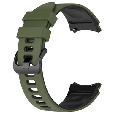 Tofarvet urrem til Samsung Galaxy Watch 4/5/6/6 Classic Grøn