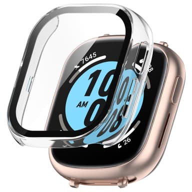 Etui og film integreret etui til Honor Watch 4 Gennemsigtig