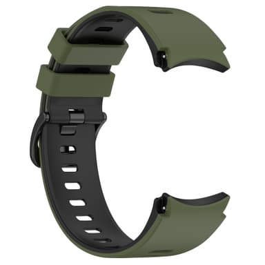 Tofarvet urrem til Samsung Galaxy Watch 4/5/6/6 Classic Grøn