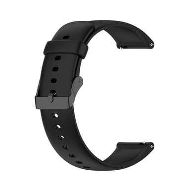 SKG V9 Pro, Amazfit Bip5 Unity flydende silikone urrem Sort