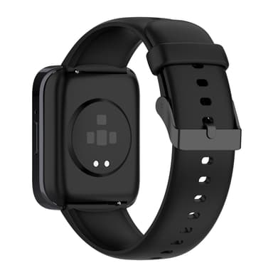 SKG V9 Pro, Amazfit Bip5 Unity flydende silikone urrem Sort