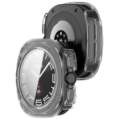 Samsung Watch Ultra 47mm urkasse med integreret skærmbeskytter Gennemsigtig
