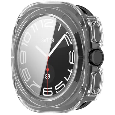 Samsung Watch Ultra 47mm urkasse med integreret skærmbeskytter Gennemsigtig