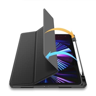 Beskyttelsesetui til iPad Air 4/5 10.9/iPad Air 6 11 (2024) Sort