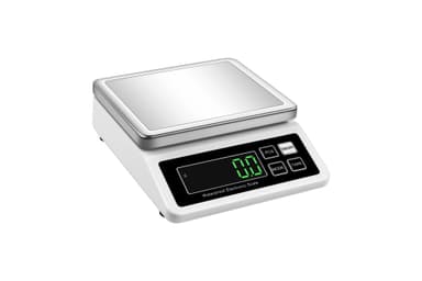 Elektronisk digital vægt Hvid 10 kg/0,1 g