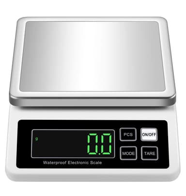 Elektronisk digital vægt Hvid 10 kg/0,1 g