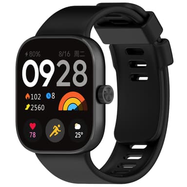Silikone urrem til Redmi Watch 4 Sort