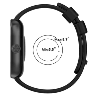 Silikone urrem til Redmi Watch 4 Sort