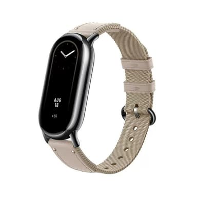 Vævet armbåndsurrem til Xiaomi Mi Band 8 Hvid