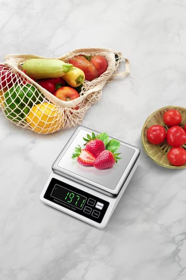 Elektronisk digital vægt Hvid 10 kg/0,1 g