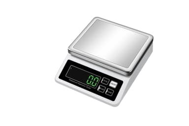 Elektronisk digital vægt Hvid 10 kg/0,1 g