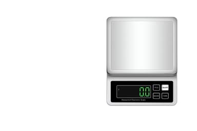 Elektronisk digital vægt Hvid 10 kg/0,1 g