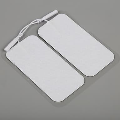 10-pak TENS/EMS elektrodepuder - Elektroder til massageinstrumenter Hvid