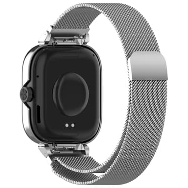 Metalramme med integreret rem til Redmi Watch 4 Sølv