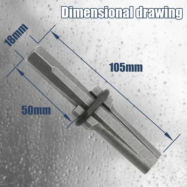Stenkile til stenspaltning 18 mm 5-pak